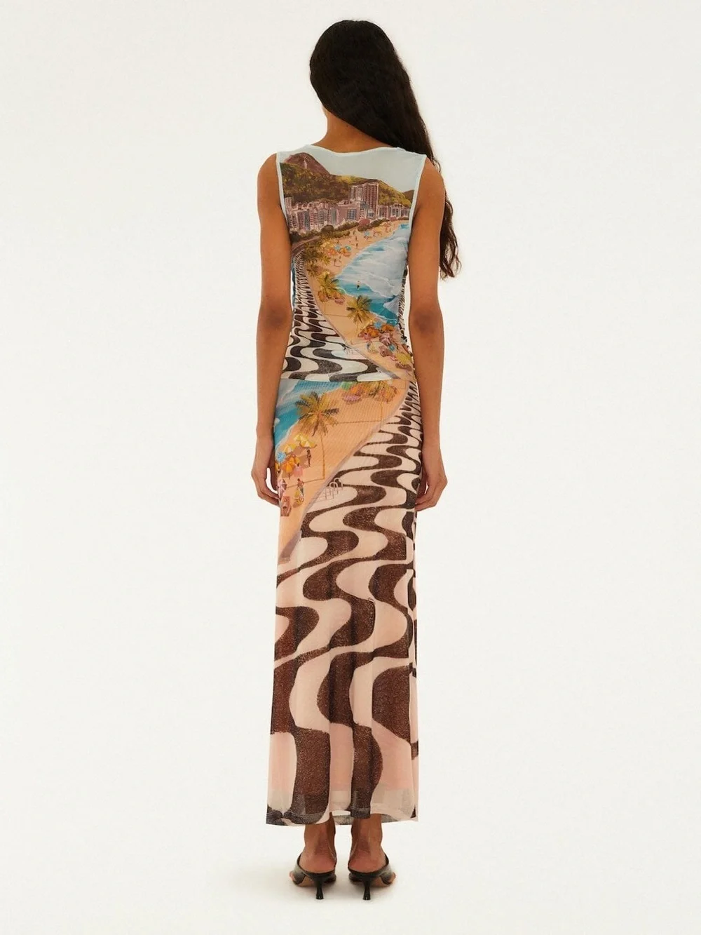 Farm Rio Multicolor Copacabana Beach Skirt